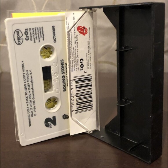 Rolling Stones Dirty Work Cassette Tape "Harlem Shuffle" - Picture 5 of 8